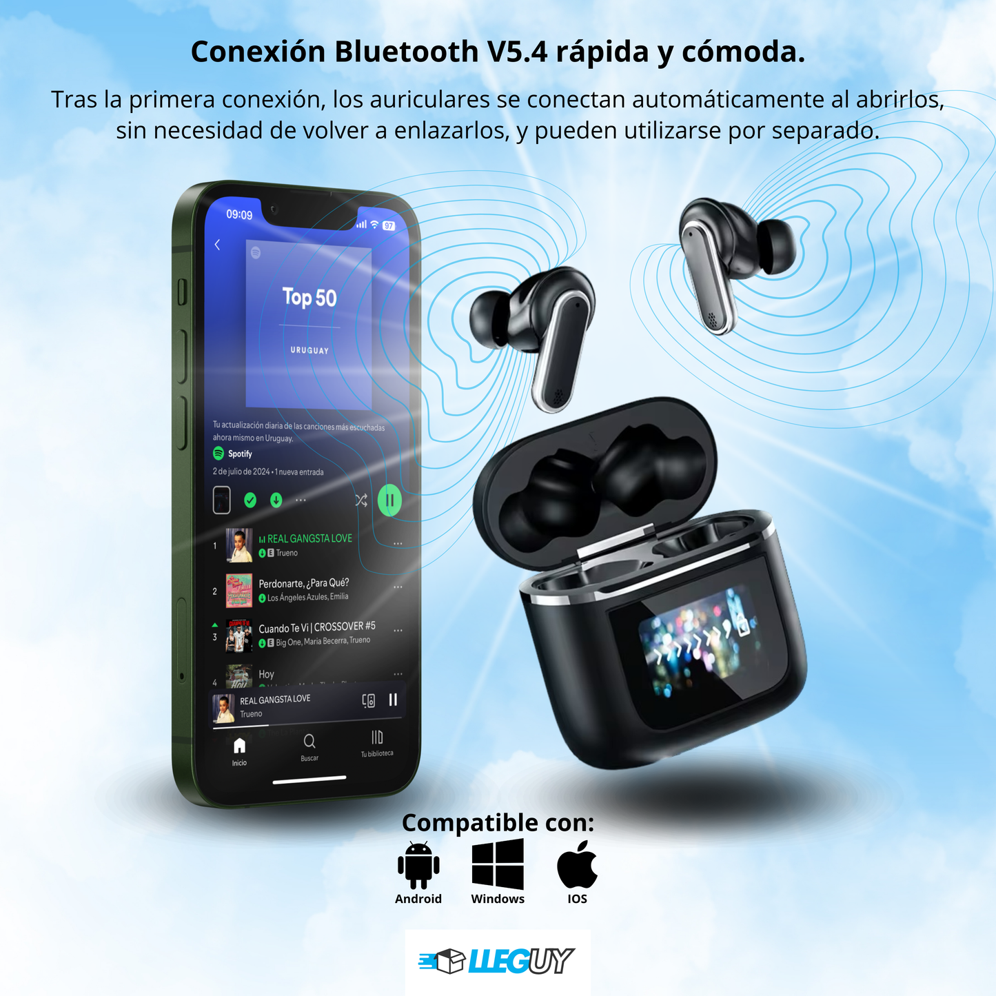 Auriculares YX27 Negro