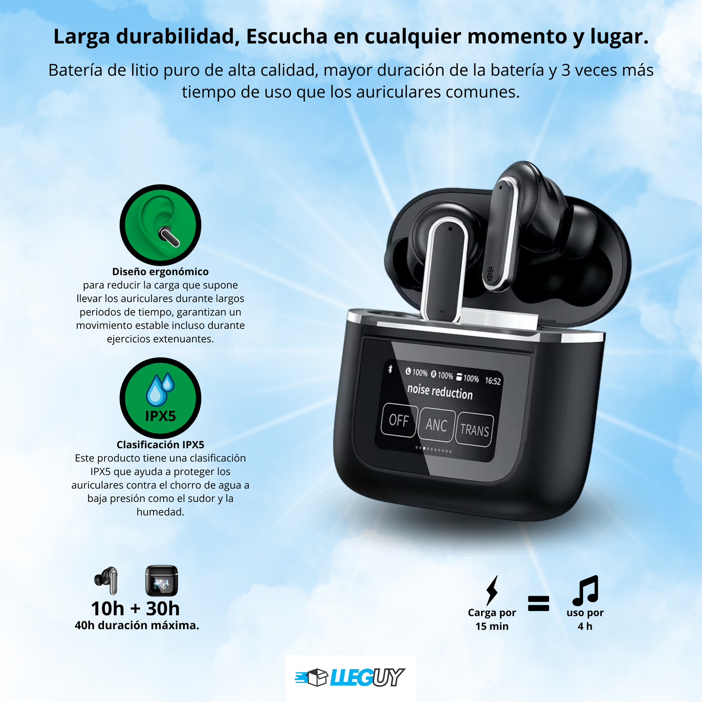 Auriculares YX27 Negro